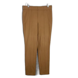 Thalian  Pull on  Ponte Knit Pants women’s Size L  Beige Career Office comfort